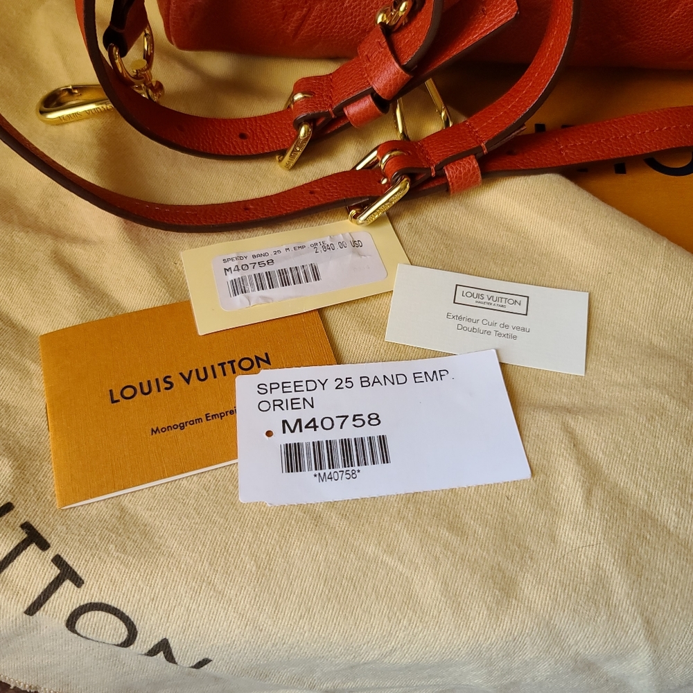 🌟 Louis vuitton speedy bandouliere empreinte 25 - Picture 5 of 10